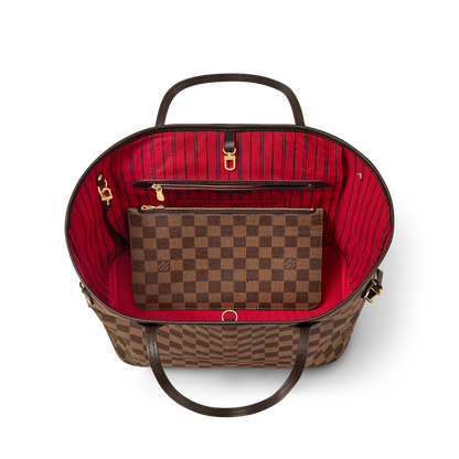 Louis Vuitton Neverfull MM Damier Ebene/ Cerise