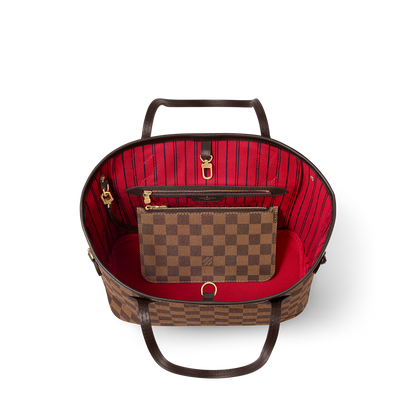 Louis Vuitton Neverfull PM Damier Ebene/ Cerise