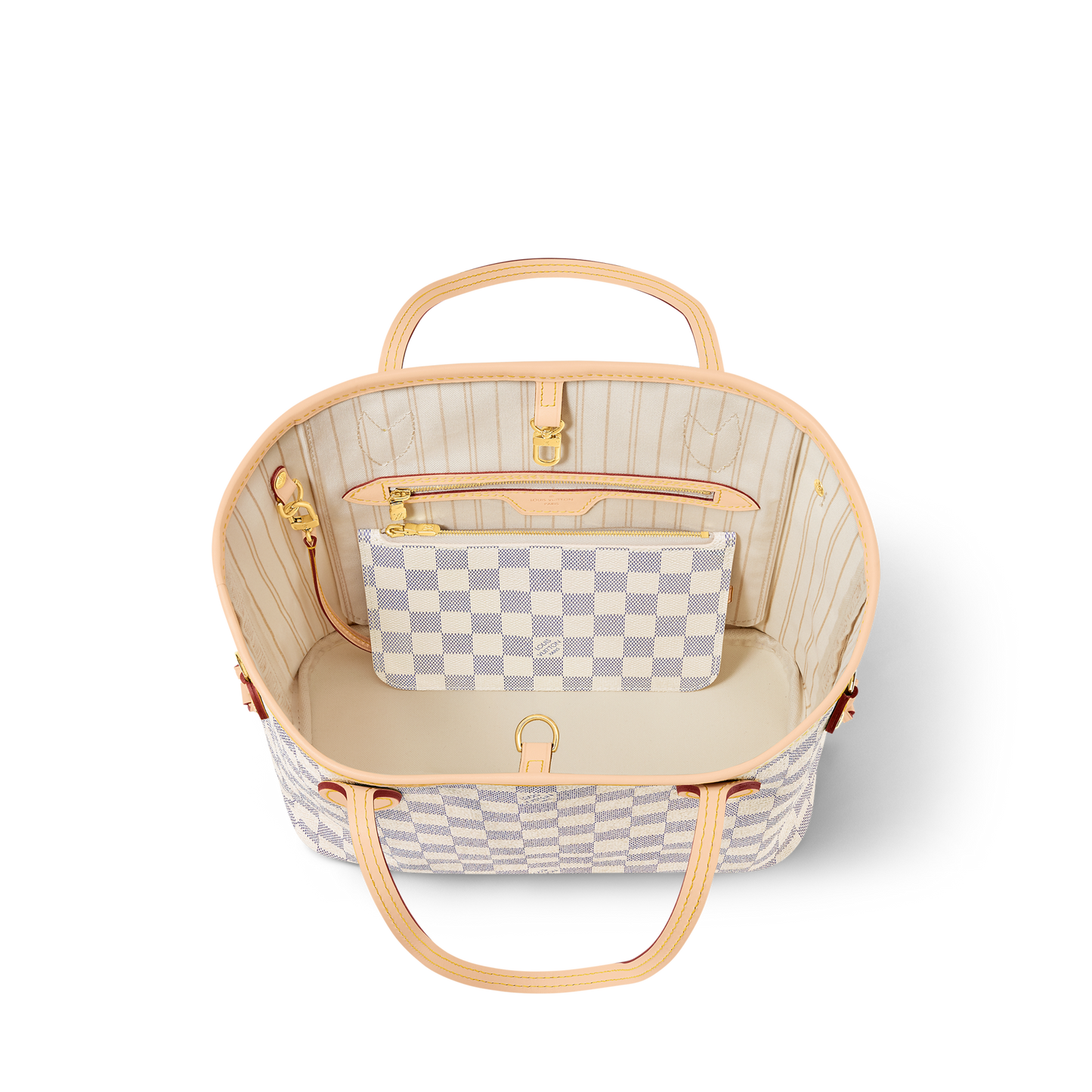 Louis Vuitton Neverfull PM Damier Azur/ Beige