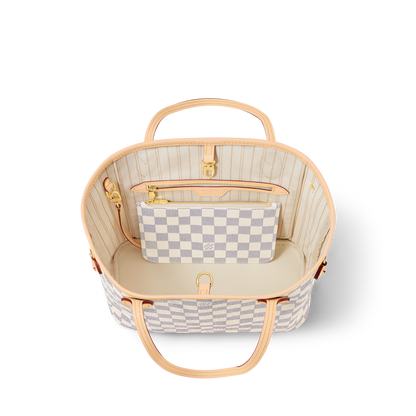 Louis Vuitton Neverfull PM Damier Azur/ Beige